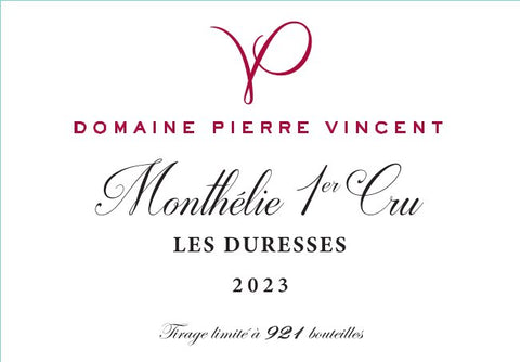 Monthélie Rouge Les Duresses 1er Cru 2023