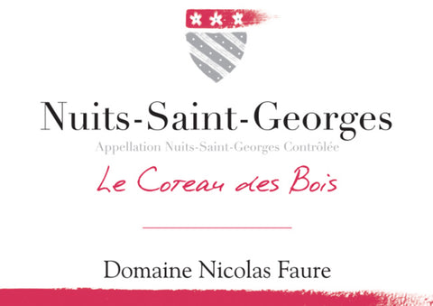 Nuits Saint Georges Le Coteau des Bois 2023