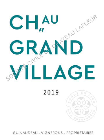 Château Grand Village Blanc 2017 magnum